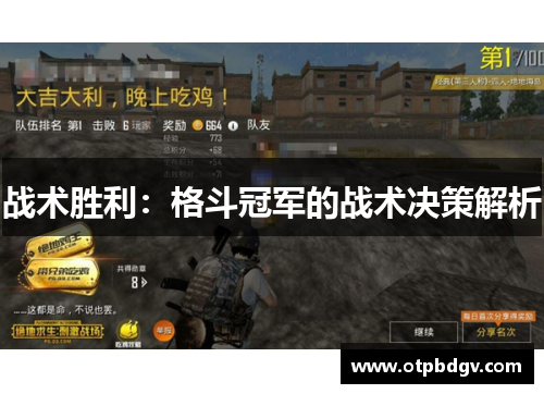 战术胜利：格斗冠军的战术决策解析